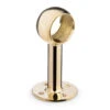 Rounded Center Post Bracket - Polished Brass - 2" OD 1 Rounded Center Post Bracket - Polished Brass - 2" OD -Bar Essentials Shop 00 336 2 Rounded Center Post Bracket Polished Brass 2 OD 01 47549.1598454618