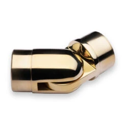 Adjustable Flush Elbow - Polished Brass - 2" OD