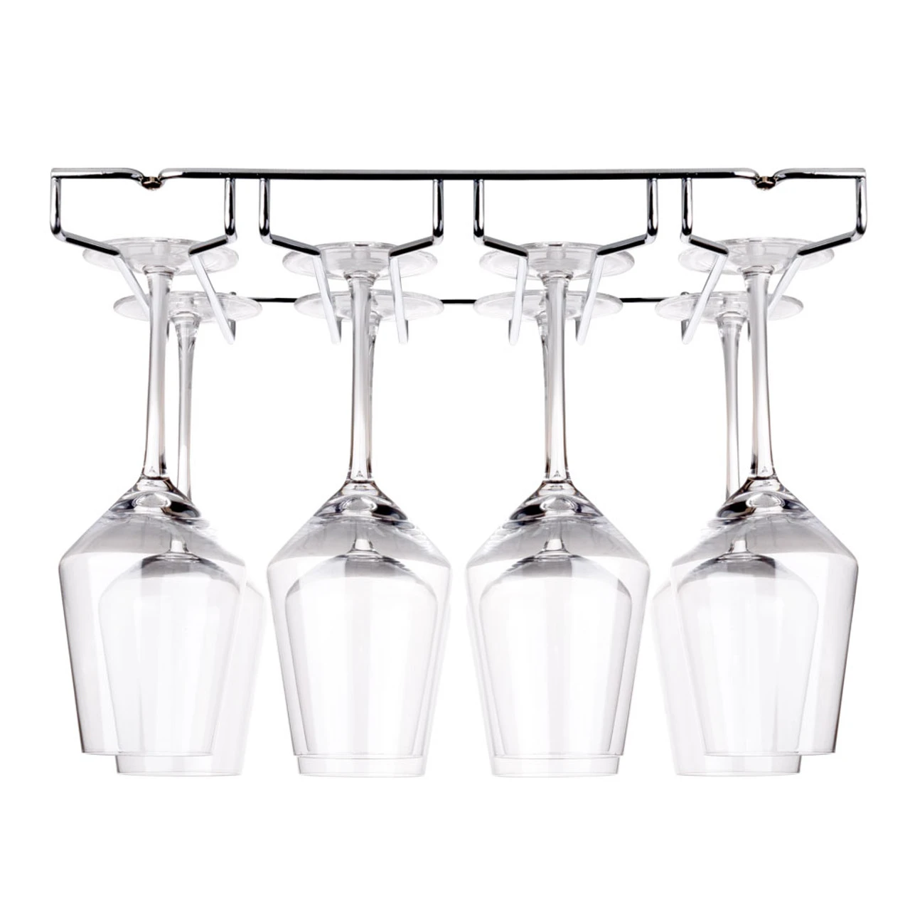 4-Channel Glass Rack - Chrome 3 4-Channel Glass Rack - Chrome