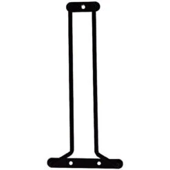 Glass Hanger Rack - Matte Black - 10"L