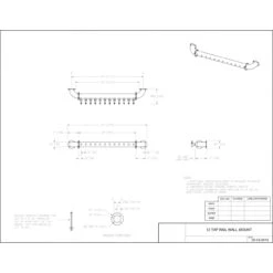 Wall Mount Rail Draft Beer Tower - Air Cooled - 6 To 12 Faucets 13 Wall Mount Rail Draft Beer Tower - Air Cooled - 6 To 12 Faucets -Bar Essentials Shop 12 TAP RAIL WALL MOUNT Spec 20895.1622571187