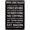 Man Cave Rules Metal Bar Sign -Bar Essentials Shop 175130 man caves sign b1 1 2 76092.1590771095