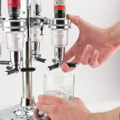 Rotary Liquor Shot Dispenser - Holds 6 Bottles 7 Rotary Liquor Shot Dispenser - Holds 6 Bottles -Bar Essentials Shop 176241 final touch rotary liquor shot dispenser b4 1 46434.1590770491
