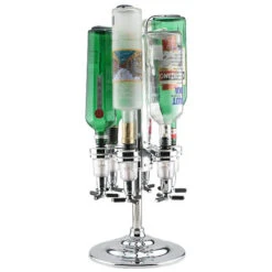 Rotary Liquor Shot Dispenser - Holds 6 Bottles
