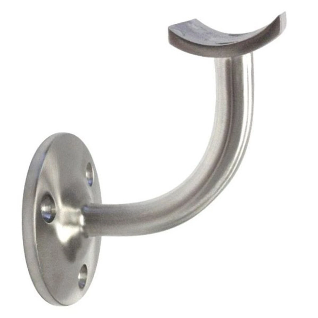 Handrail Bracket - Brushed Stainless Steel - 1.5" OD 3 Handrail Bracket - Brushed Stainless Steel - 1.5" OD