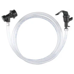Beer Line Jumper - 3/16" ID - 5' Vinyl Hose W/ Liquid Ball Lock Disconnect & Picnic Faucet