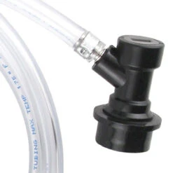 Beer Line Jumper - 3/16" ID - 5' Vinyl Hose W/ Liquid Ball Lock Disconnect & Picnic Faucet -Bar Essentials Shop 177434 homebrew disconnect beer b3 1 37113.1590770742