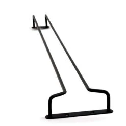 Glass Hanger Rack - Matte Black - 24"L