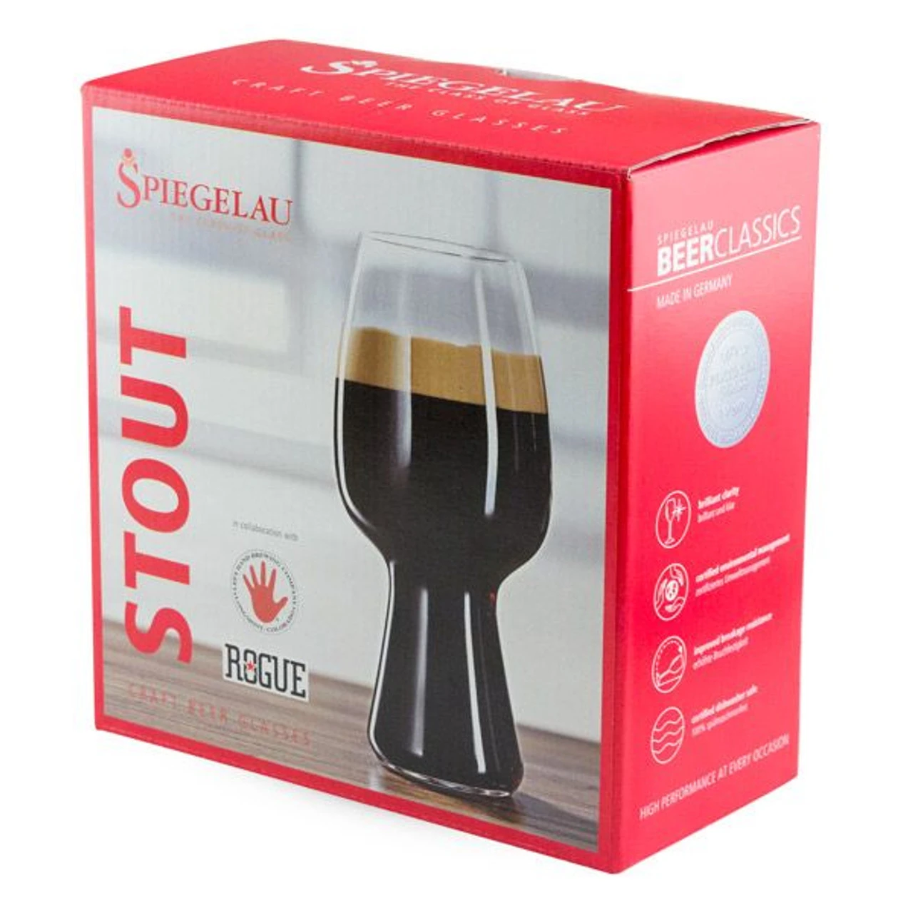 Spiegelau Stout Craft Beer Glasses - 21 Oz - 2 Pack - Designed With Left Hand Brewing Co. & Rogue Ales 9 Spiegelau Stout Craft Beer Glasses - 21 Oz - 2 Pack - Designed With Left Hand Brewing Co. & Rogue Ales - Image 7