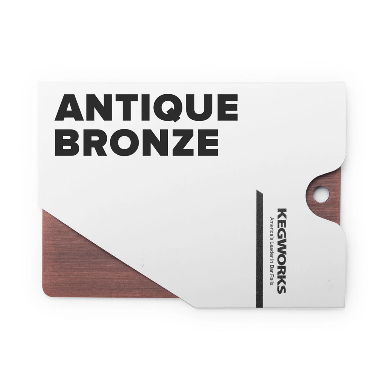 KegWorks Antique Bronze Sample Chip 5 KegWorks Antique Bronze Sample Chip - Image 3