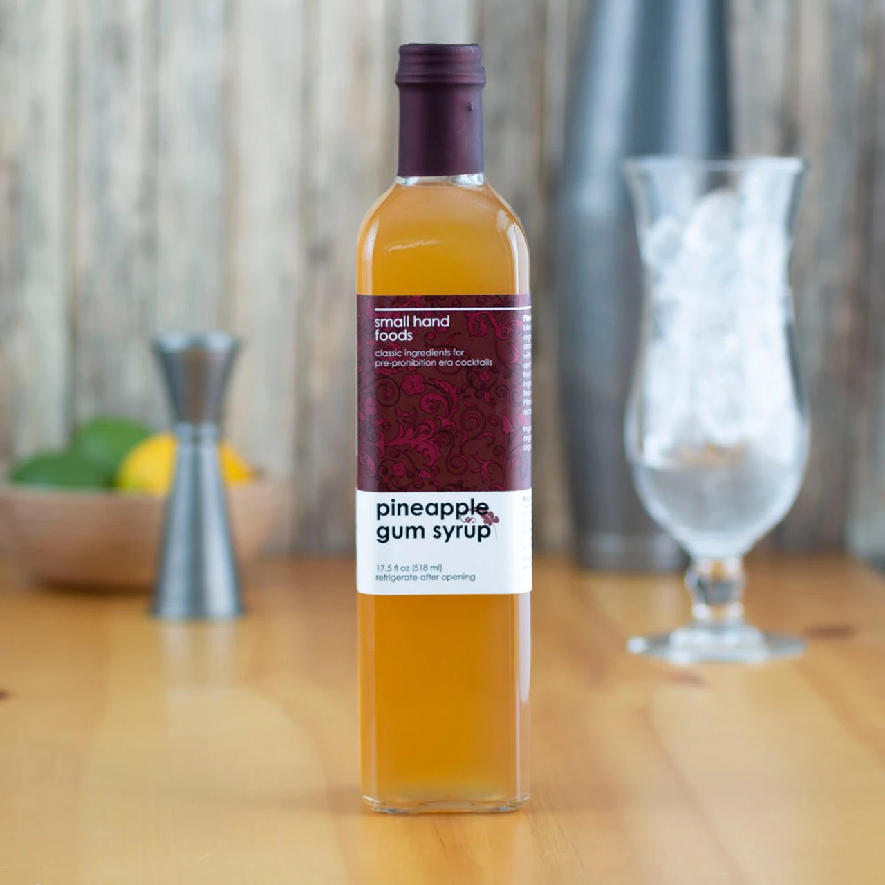 Small Hand Foods Pineapple Gum Syrup - 17.5 Oz 6 Small Hand Foods Pineapple Gum Syrup - 17.5 Oz - Image 4