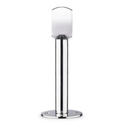 Tall Rounded Center Post Bracket - Polished Stainless Steel - 2" OD 9 Tall Rounded Center Post Bracket - Polished Stainless Steel - 2" OD -Bar Essentials Shop 22 336 2 TALL Tall Rounded Center Post Bracket Polished Stainless Steel 03 47625.1595214523