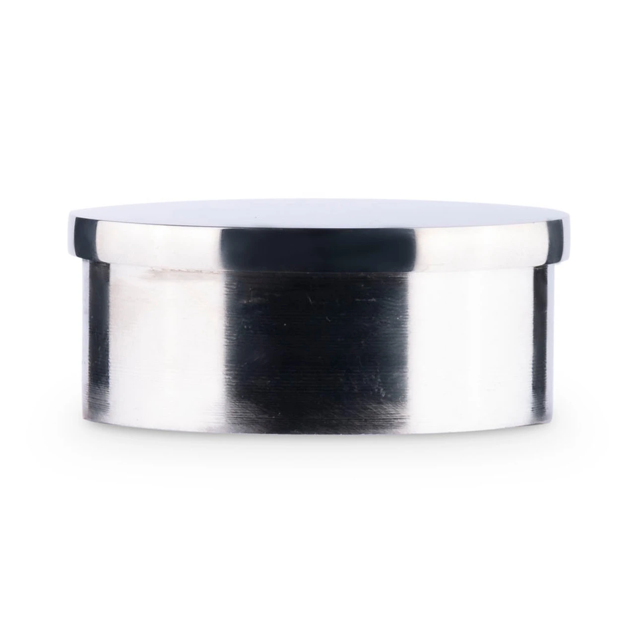 Flush Flat End Cap - Polished Stainless Steel - 2" OD 4 Flush Flat End Cap - Polished Stainless Steel - 2" OD - Image 2