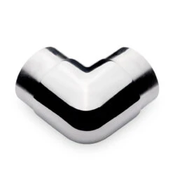 Flush Elbow Fitting 90 Degree - Polished Stainless Steel - 2" OD