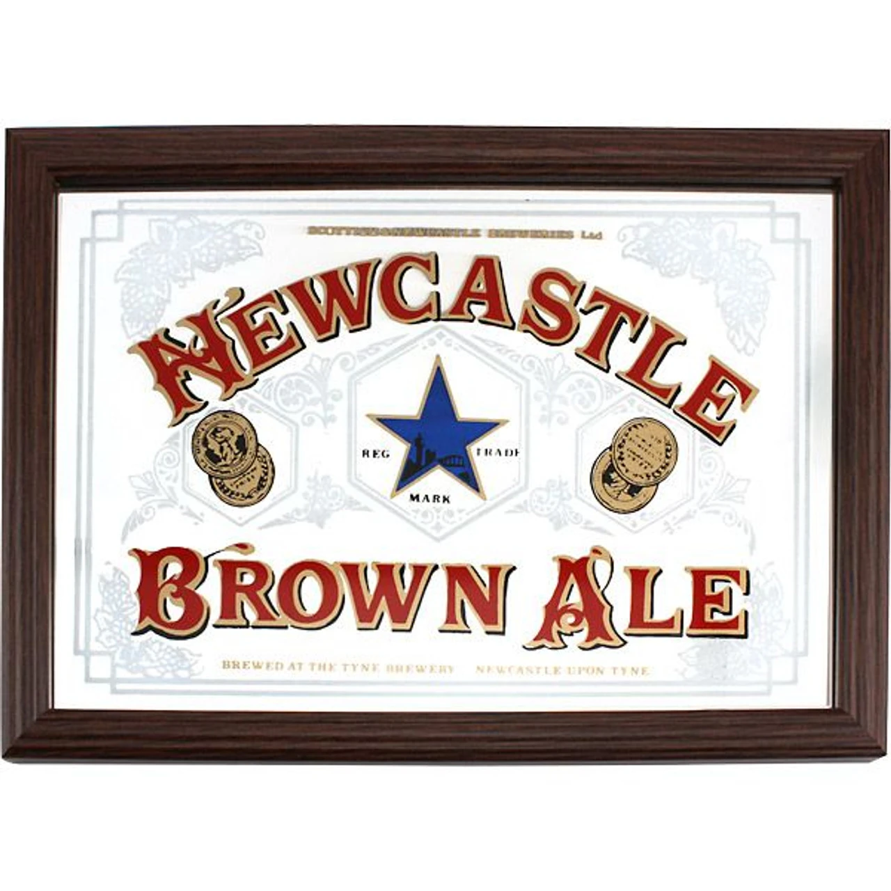 Newcastle Brown Ale Bar Mirror 3 Newcastle Brown Ale Bar Mirror