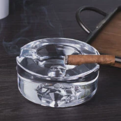 Nude Glass Shade Skull Silhouette Round Crystal Cigar Ashtray 14 Nude Glass Shade Skull Silhouette Round Crystal Cigar Ashtray -Bar Essentials Shop 24421 1091092 Nude Glass Shade Skull Silhouette Round Crystal Cigar Ashtray 05 33601.1628881628