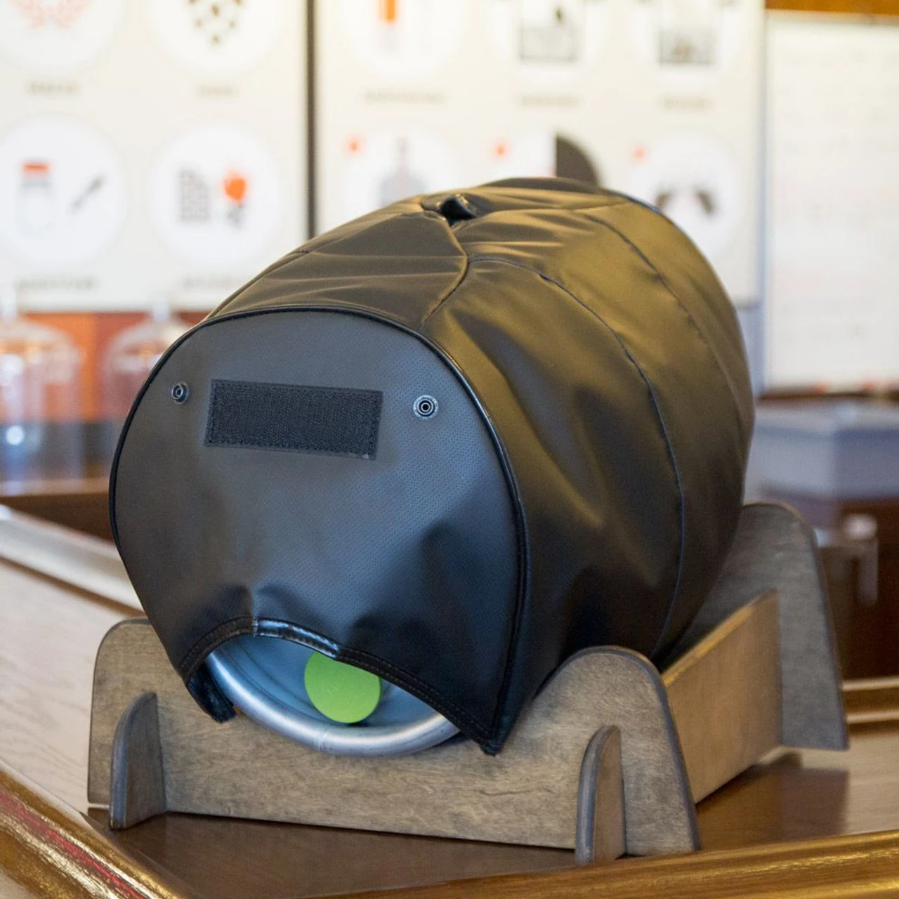 KegWorks Pin Beer Cask Insulating Jacket - Black 9 KegWorks Pin Beer Cask Insulating Jacket - Black - Image 7