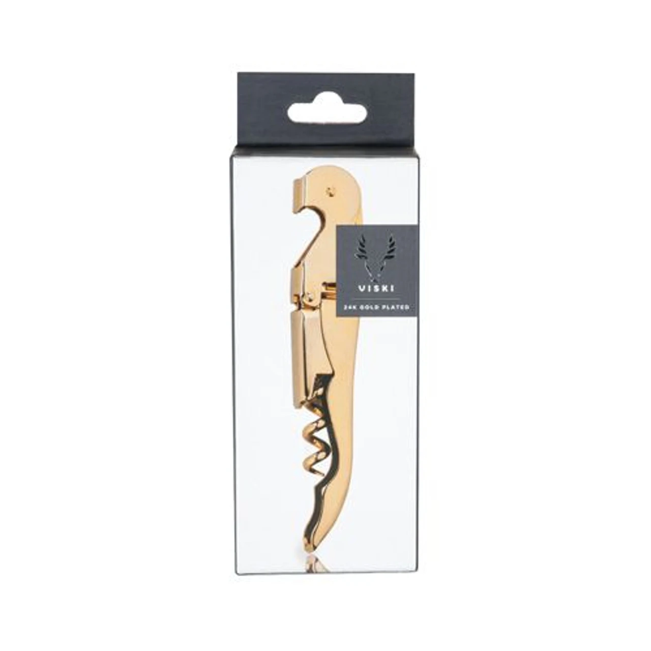 Viski Belmont Gold-Plated Signature Corkscrew 7 Viski Belmont Gold-Plated Signature Corkscrew - Image 5