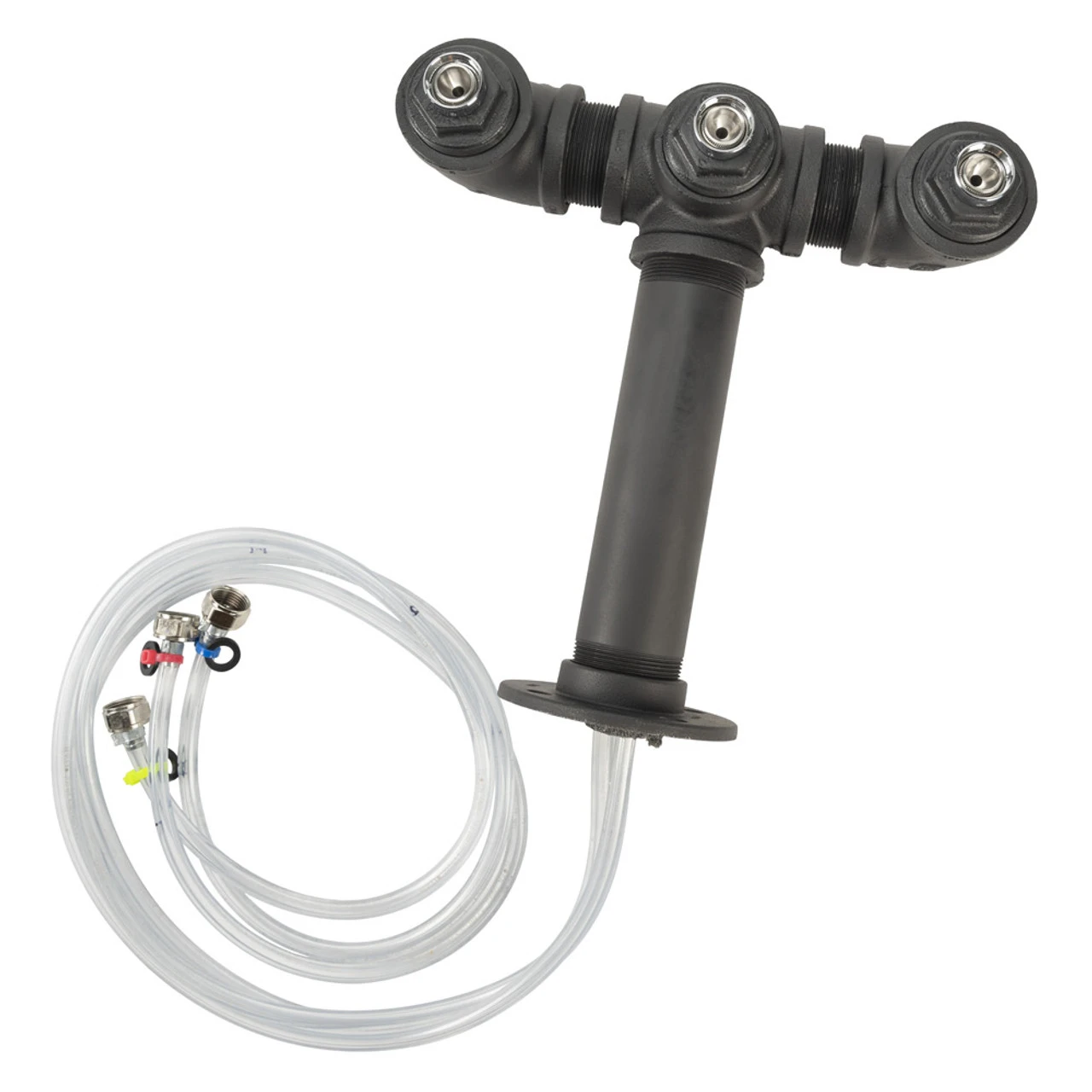 Draft Beer Tower - Black Iron - Triple Tap - Standard Stainless Steel Faucet 5 Draft Beer Tower - Black Iron - Triple Tap - Standard Stainless Steel Faucet - Image 3