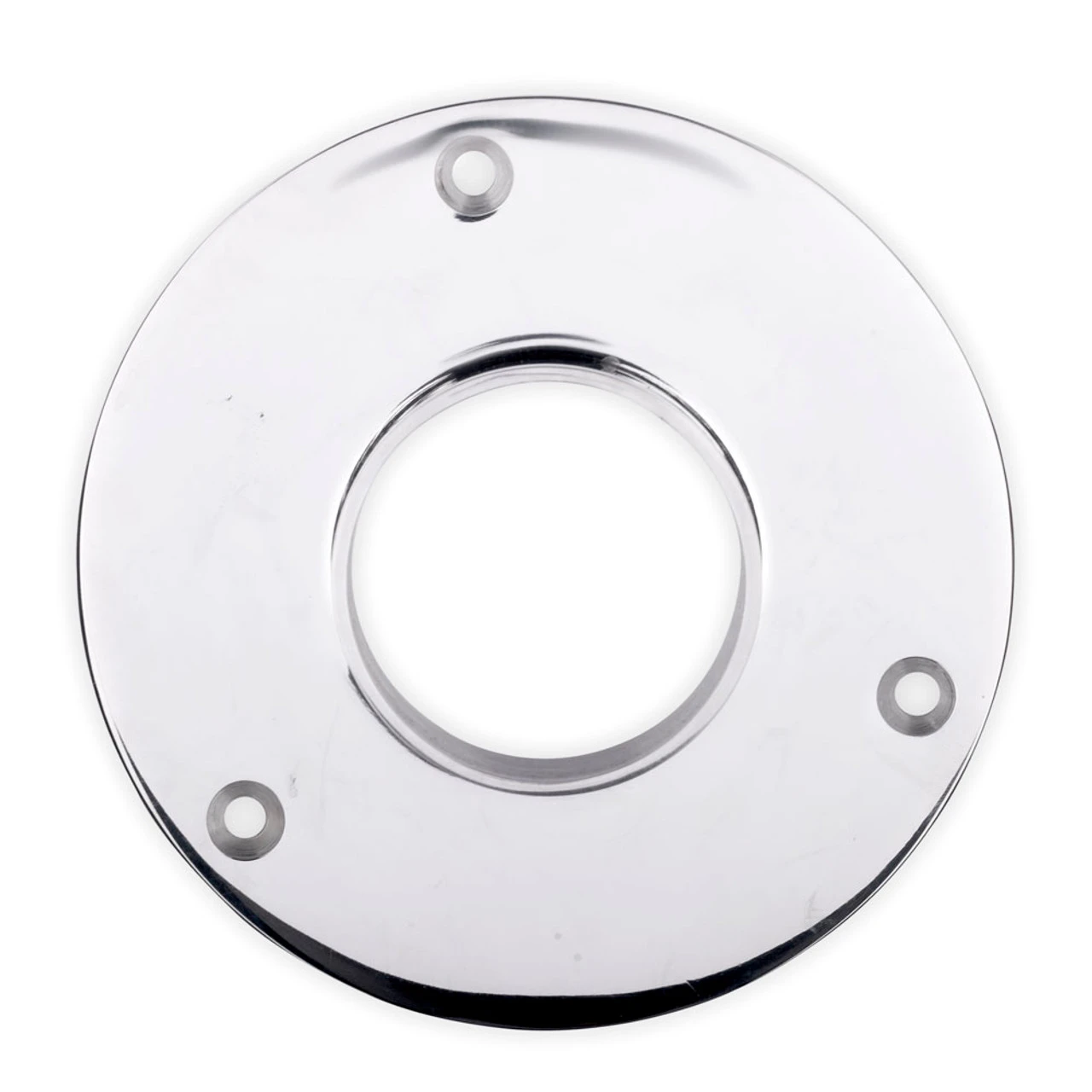 5" Heavy Duty Floor / Ceiling Flange - Polished Stainless Steel - 2" OD 5 5" Heavy Duty Floor / Ceiling Flange - Polished Stainless Steel - 2" OD - Image 3