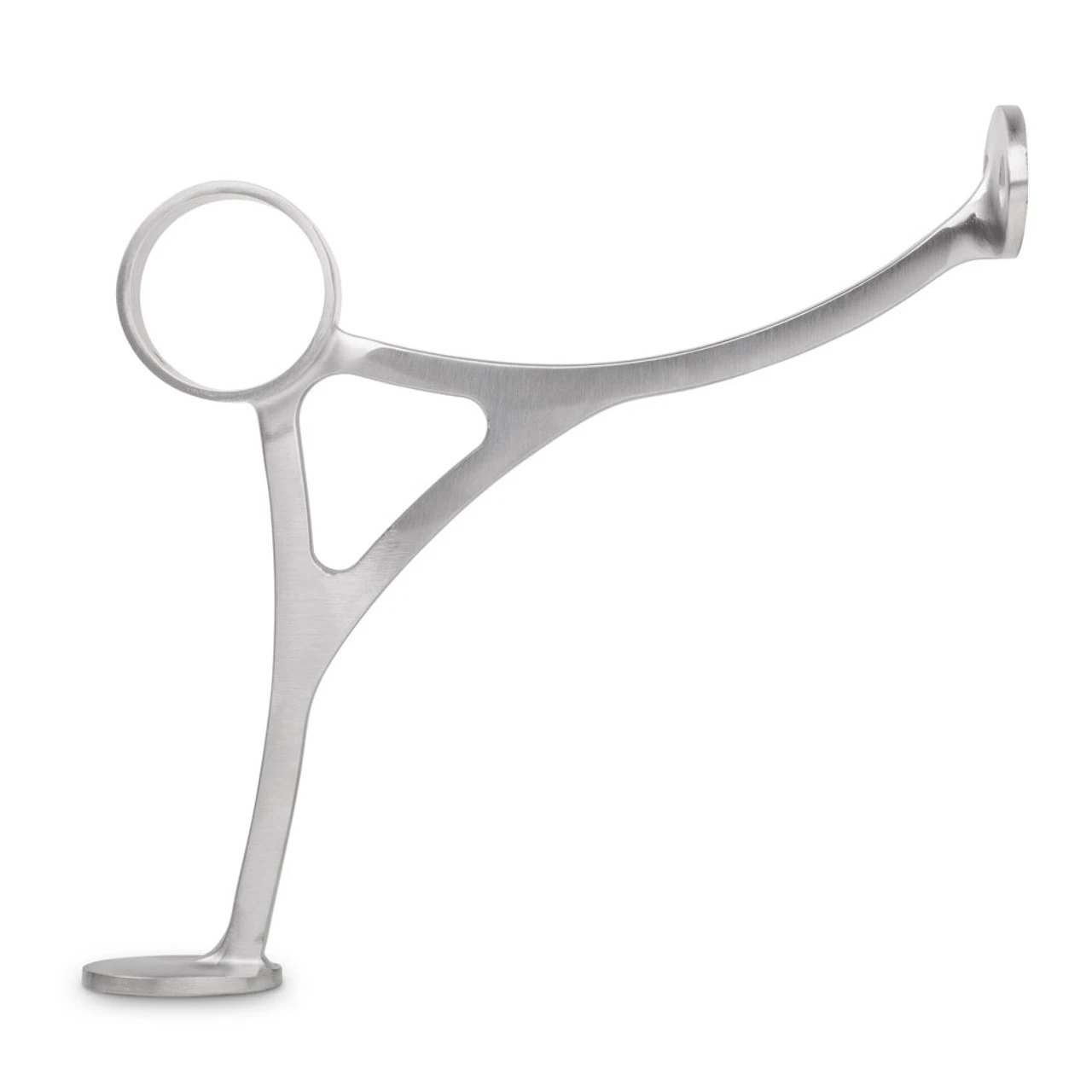 Combination Foot Rail Bracket - Brushed Stainless Steel - 1.5" OD 3 Combination Foot Rail Bracket - Brushed Stainless Steel - 1.5" OD - Image 2