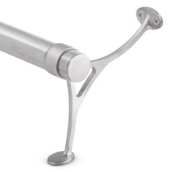 Combination Foot Rail Bracket - Brushed Stainless Steel - 1.5" OD 9 Combination Foot Rail Bracket - Brushed Stainless Steel - 1.5" OD -Bar Essentials Shop 44 400 1H Combination Foot Rail Bracket Brushed Stainless Steel 1 pt 5OD 04 99452.1605208637