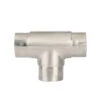 Flush Tee Handrail Fitting - Brushed Stainless Steel - 1.5" OD -Bar Essentials Shop 44 7341h flush tee fitting 71103.1590768179