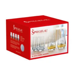 Spiegelau Single Barrel Bourbon Whiskey Glass Set - 4 Pieces -Bar Essentials Shop 4460176 spiegelau bourbon whiskey glasses 3 96562.1590765235