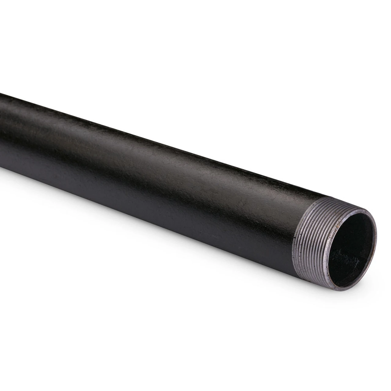 None Black Pipe Foot Rail - 1.5" ID - 44 1/2" Length 3 None Black Pipe Foot Rail - 1.5" ID - 44 1/2" Length