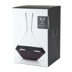 Viski Raye Angled Crystal Wine Decanter - 60 Oz -Bar Essentials Shop 4705 viski raye wine decanter 003 09390.1590764599