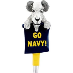 Navy Goat Beer Tap Handle
