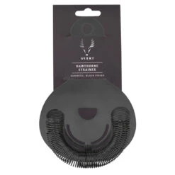 Viski Warren Gunmetal Black Hawthorne Cocktail Strainer -Bar Essentials Shop 5473 gmb 18001619 viski warren gunmetal black hawthorne cocktail strainer 04 30889.1590768316