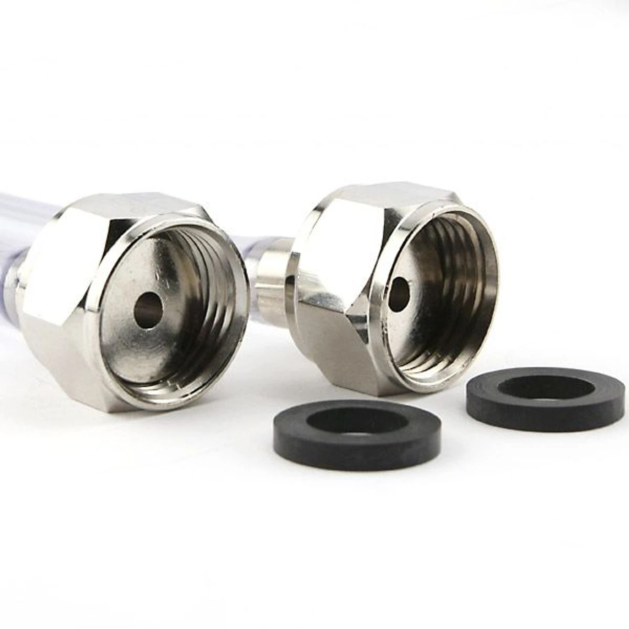 Beer Line Jumper - 3/16" ID - 5' Vinyl Hose W/ Connectors 4 Beer Line Jumper - 3/16" ID - 5' Vinyl Hose W/ Connectors - Image 2