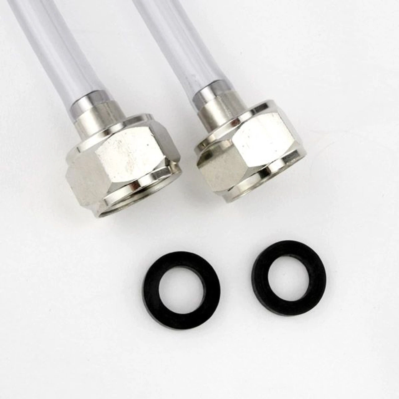 Beer Line Jumper - 3/16" ID - 5' Vinyl Hose W/ Connectors 5 Beer Line Jumper - 3/16" ID - 5' Vinyl Hose W/ Connectors - Image 3