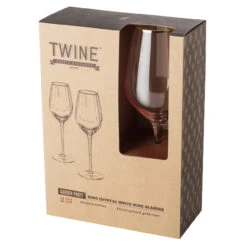 Rose Tinted Crystal White Wine Glasses With Gold Rims - 14 Oz - Set Of 2 -Bar Essentials Shop 6163 red rose tinted crystal white wine glasses with gold rims 14 oz set of 2 03 77416.1590768375