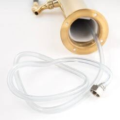 Draft Beer Tower - Brass - 3" Column - 1 Faucet -Bar Essentials Shop 618b single tap brass draft beer kegerator tower 3 inches diameter 0031 16496.1590768381