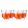 Nude Glass Hepburn Low Ball Glasses - 12.85 Oz - Set Of 4 -Bar Essentials Shop 64082 1100879 Nude Glass Hepburn Low Ball Glasses 12 pt 85 oz Set of 4 03 24428.1621884192