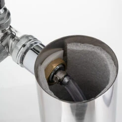 Replacement Draft Beer Tower Cap - 2 1/2" Diameter - Chrome -Bar Essentials Shop 6500a 17174 chrome replacement draft beer tower cap 04 26005.1590768416