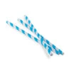 Aardvark Eco-Flex Bendable Paper Drinking Straws - Blue & White Stripes - 7.75"L - Box Of 400 Wrapped Straws -Bar Essentials Shop 703442 aardvark eco flex bendable paper drinking straws blue white stripes 7.75 l box of 400 wrapped straws 1 19360.1590765192