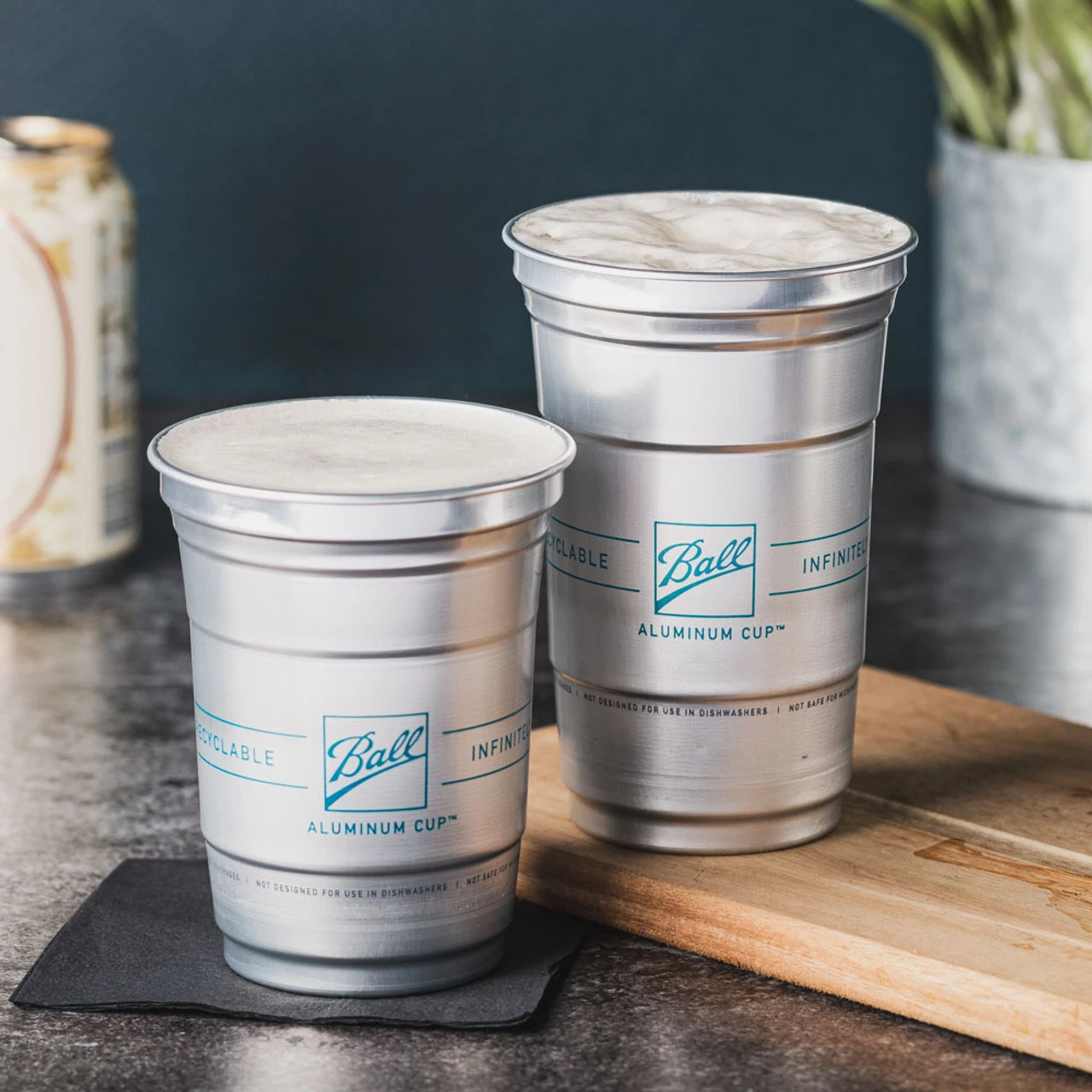 Ball Aluminum Cups - The Ultimate 100% Recyclable Cold-Drink Cup - 16 Oz - 24 Pack 6 Ball Aluminum Cups - The Ultimate 100% Recyclable Cold-Drink Cup - 16 Oz - 24 Pack - Image 4