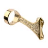 Decorative Bar Bracket - Polished Brass - 2" OD -Bar Essentials Shop 76918 2 Decorative Bar Bracket Polished Brass 2 OD 01 30888.1598455776