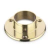 4" Wall Flange - Polished Brass - 2" OD