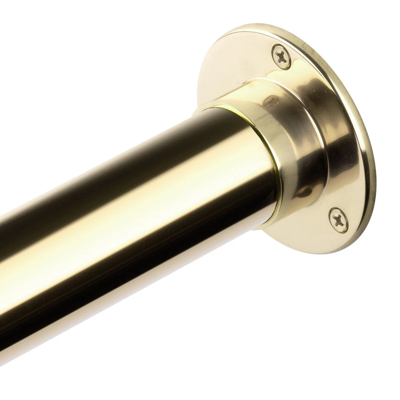 4" Wall Flange - Polished Brass - 2" OD 6 4" Wall Flange - Polished Brass - 2" OD - Image 4