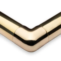 Flush Elbow Fitting 90 Degree - Polished Brass - 2" OD -Bar Essentials Shop 76961 2 Flush Elbow Fitting 90 Degree Polished Brass 2 OD 03 82077.1600360522