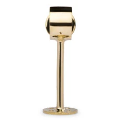 90 Deg. Post Foot Rail Bracket - Polished Brass - 2" OD -Bar Essentials Shop 76979 2 90 deg pt Post Foot Rail Bracket Polished Brass 2 OD 03 25420.1598456292