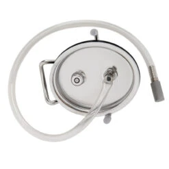 Ball Lock Quick Disconnects Kit W/ Keg Carbonation Lid & 5' Barrier Line Jumper -Bar Essentials Shop 7c300 carbonating keg lid with diffusion stone 01 5 33655.1590768915