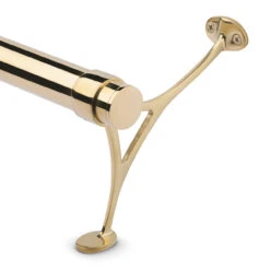 Combination Foot Rail Bracket - Polished Brass - 1.5" OD 10 Combination Foot Rail Bracket - Polished Brass - 1.5" OD -Bar Essentials Shop 8011 Combination Foot Rail Bracket Polished Brass 1 pt 5 OD 04 21227.1598455187
