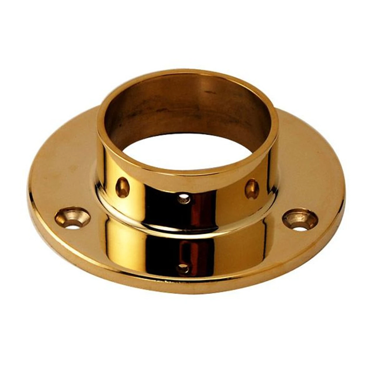 3" Wall Flange - Polished Brass - 1.5" OD 3 3" Wall Flange - Polished Brass - 1.5" OD