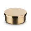 Flush Flat End Cap - Polished Brass - 1.5" OD 1 Flush Flat End Cap - Polished Brass - 1.5" OD -Bar Essentials Shop 8026 Flush Flat End Cap Polished Brass 1 pt 5 OD 1 42573.1598455291