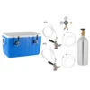 Double Faucet Jockey Box - 50' Coils - Complete Kit -Bar Essentials Shop 8250coolerkit tank 001 43576.1590768640
